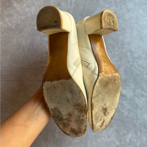 By Far Elegant Cream Ankle Boots - Picture 5 of 15